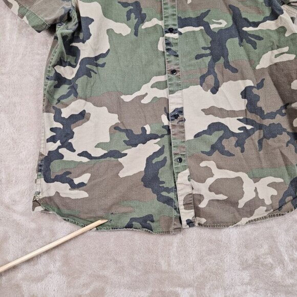 The North Face Camo Button-Down Shirt Sz L Tactical Combat Outdoor Hiking Trail - Picture 3 of 10